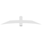 Ekena Millwork Bellingham Architectural Grade PVC Gable Bracket, 84"W x 17 1/2"H x 4"D x 6"F, 5/12 Pitch GBP084X18X0406BEL00 - alternate 3